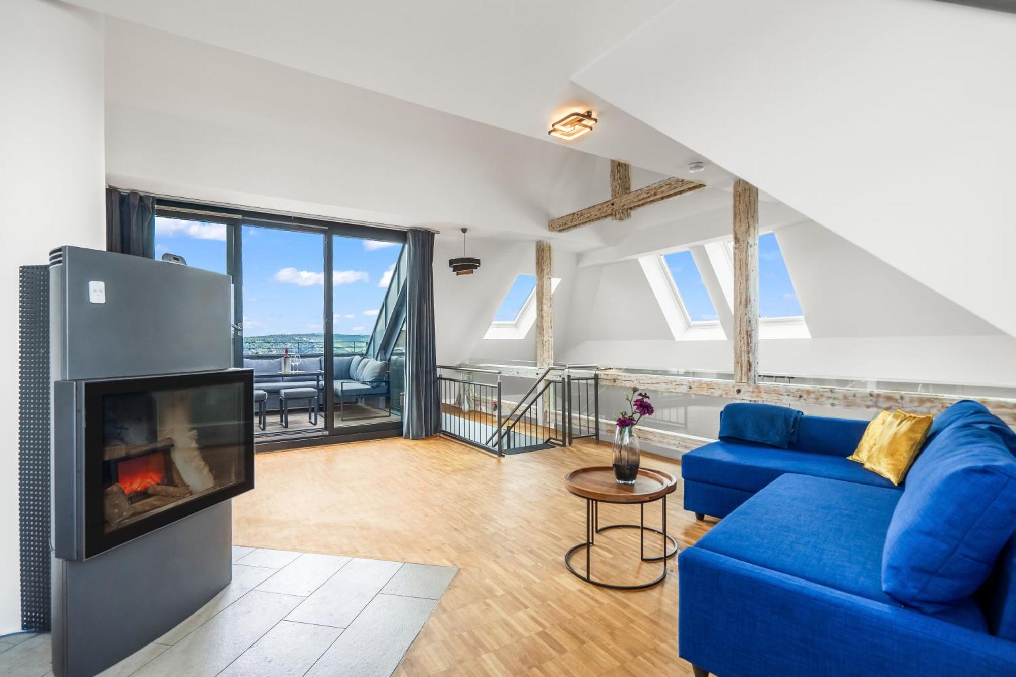 뷔르츠부르크 Dnd Design Loft I 170Qm I Parken I Balkon I Workstation I Netflix I Kaffee I Waschmaschine I Trockner I Xbox I Ausblick 아파트 외부 사진