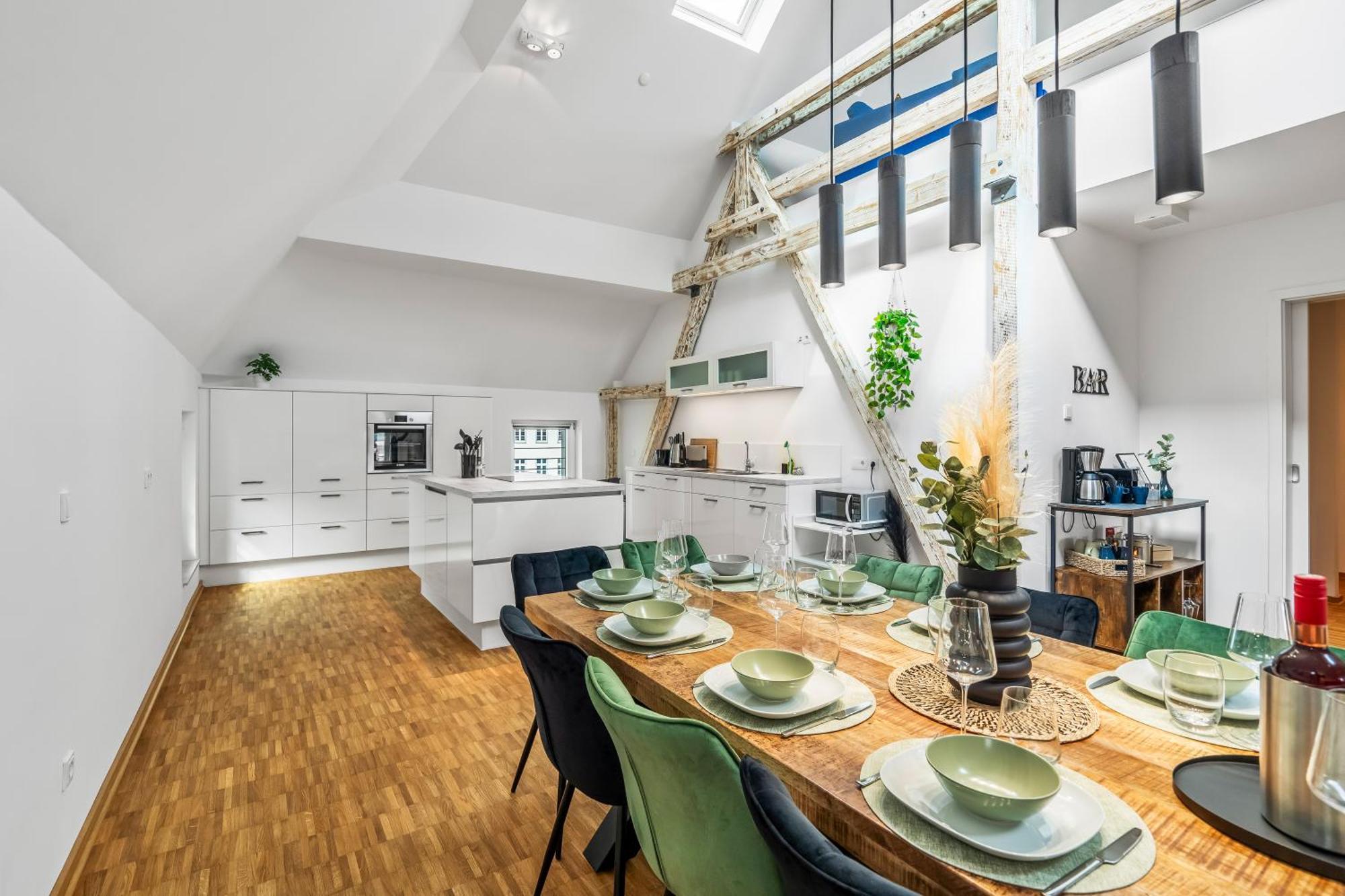 뷔르츠부르크 Dnd Design Loft I 170Qm I Parken I Balkon I Workstation I Netflix I Kaffee I Waschmaschine I Trockner I Xbox I Ausblick 아파트 외부 사진